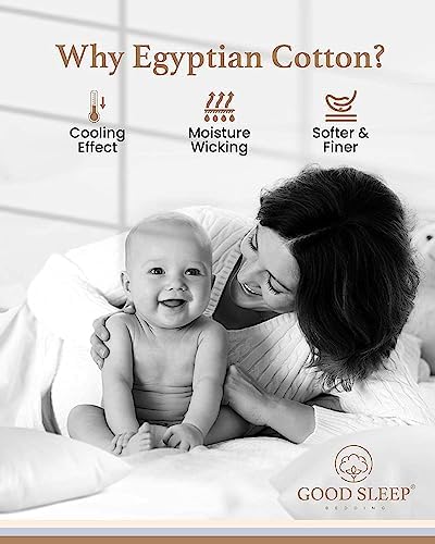 Good Sleep Bedding 1000 TC White Pillowcases Set of 4