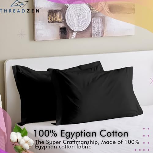 THREADZEN Cal King Pillow Sham 21x41 Set of 2