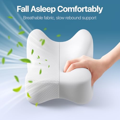 CKLCKL Knee Pillow for Side Sleepers with Adjustable Straps