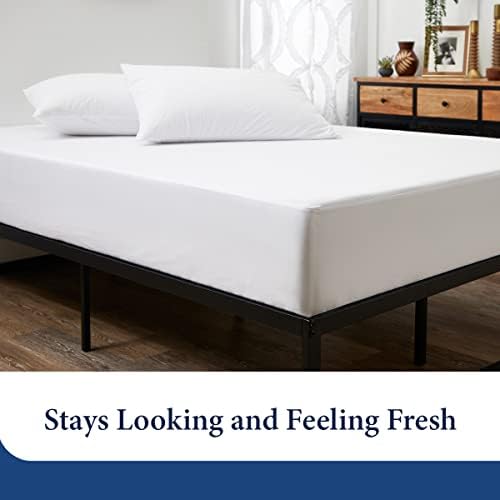 Cosy House Collection Luxury Mattress Protector - Full Size White
