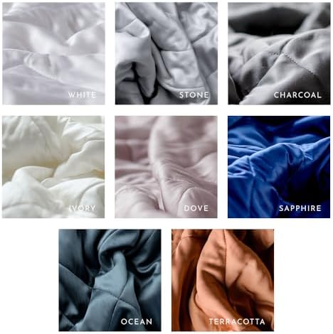 LUXOME Ivory Blanket - 86x92 Inch Thermal Regulating