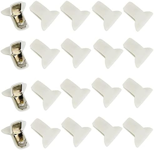 20 Pack Padded Duvet Clips for Secure Bedding