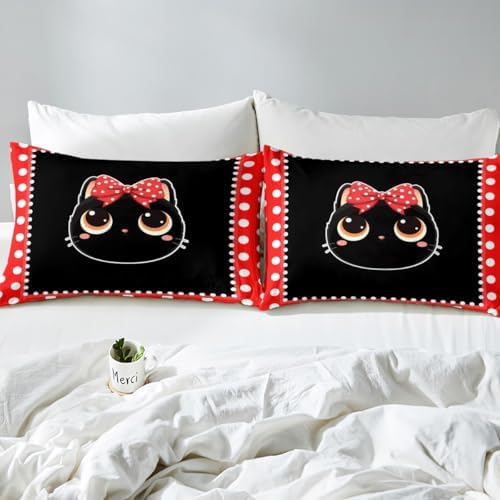 Castle Fairy Kawaii Cat Fitted Sheet Set Twin Size