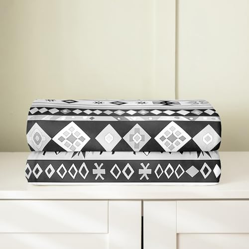 Feelyou Western Bohemian Plush Throw Blanket 40x50
