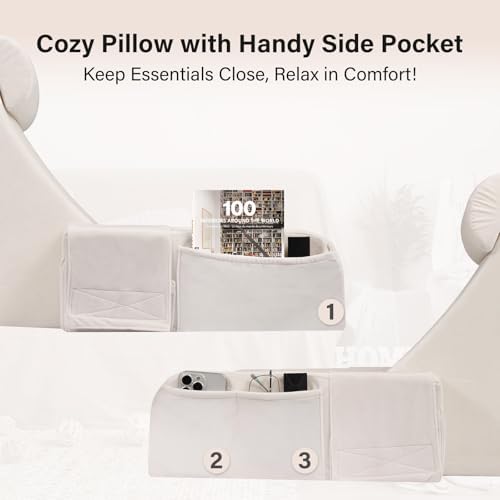 ENITYA Reading Pillow for Bed Sitting