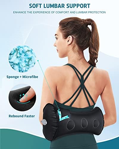 BLABOK Inflatable Lumbar Pillow for Back Support