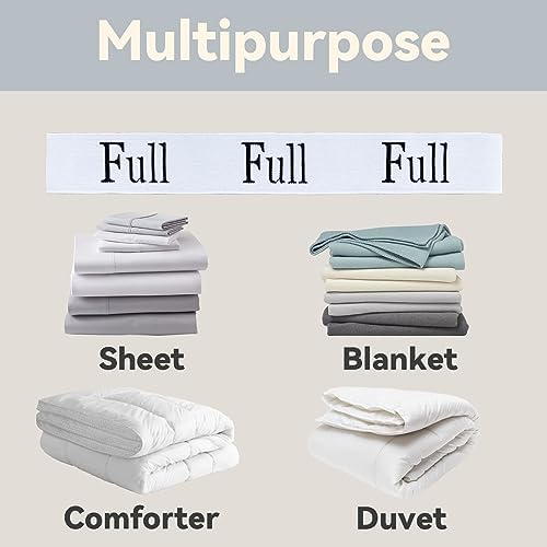 Bozenu Sheet Organizers - 4 Elastic Bed Sheet Straps for Queen Sheets
