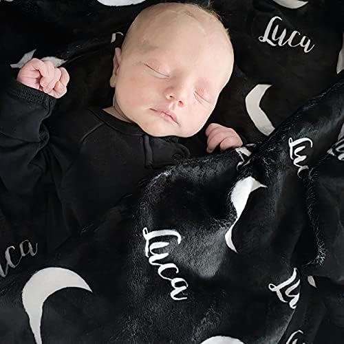 Personalized Name Blanket for Baby Boy and Girl