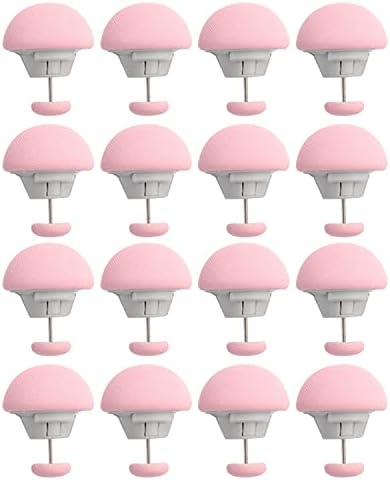 Tvoip 16 Pcs Duvet Clips Set with Buttons - Pink