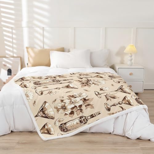 Feelyou Kids Western Wine Fleece Throw Blanket - Baby 30x40 Inch