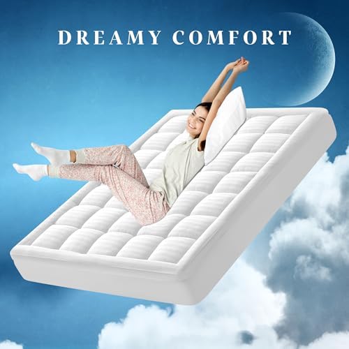 Premium Cotton Mattress Pad Twin XL 39x80 White
