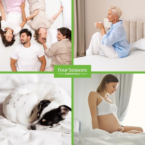 Four Seasons Essentials Waterproof Mattress Protector - Twin XL Size