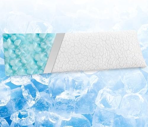 Cooling Body Pillow for Adults with Adjustable Loft Removable Cover