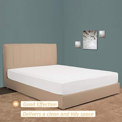 Mrs Awesome Stretch Jersey Box Spring Cover King Size White