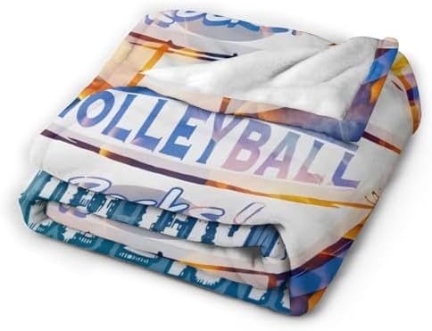 Warm Soft Cozy Volleyball Throw Blanket for Teen Girls and Kids