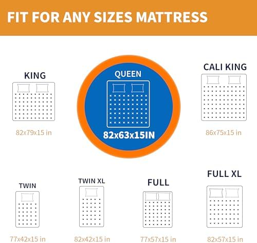 Acnusik California King Mattress Bag - Waterproof Heavy Duty Zippered with Handles