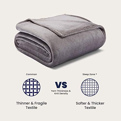 Sleep Zone Fleece Baby Blanket - Cozy Lightweight 30x40 Inches