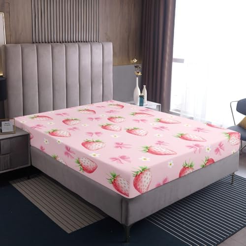 Castle Fairy Cute Bowknot Fitted Sheet Set Twin Size