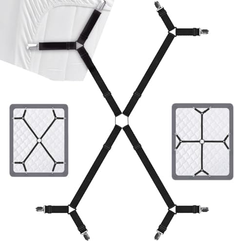 Jaxbo Bed Sheet Straps Fasteners Suspenders Clips
