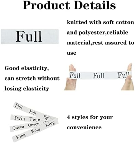 4Pcs Bed Sheet Organizer Bands with Elastic Straps