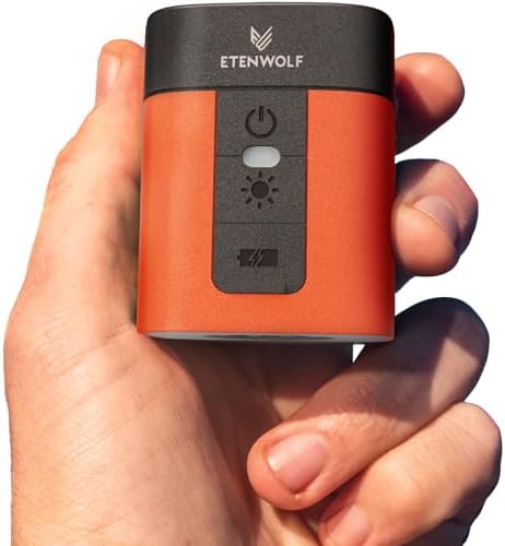 ETENWOLF AIR 3 Air Pump with 2600 mAh Battery LED Light
