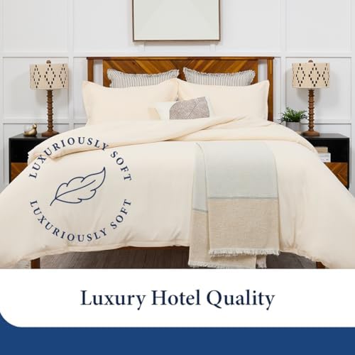 Cosy House Collection Luxury Duvet Cover Set 3-Piece