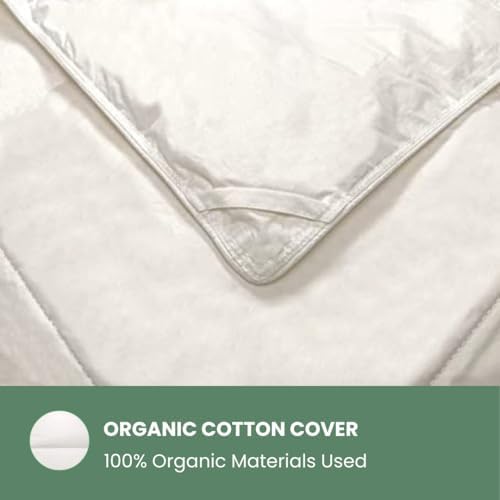 Organic Cotton Comforter Queen Size 350 Thread Count