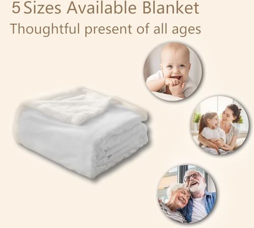Feelyou Kids 3D Flowers Fleece Throw Blanket 30x40