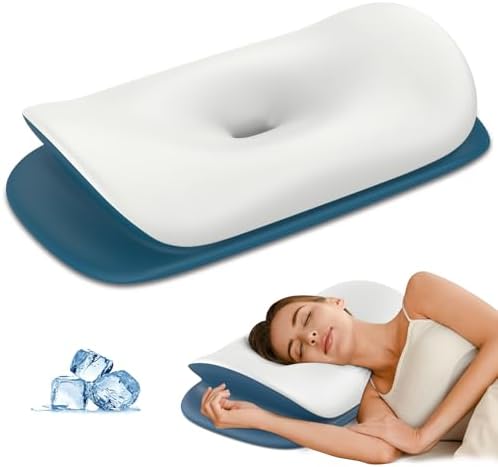 Olumoon Cervical Pillow for Pain Relief and Neck Support