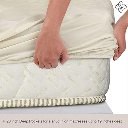 BIOWEAVES Organic Cotton Mattress Pad Cover Twin