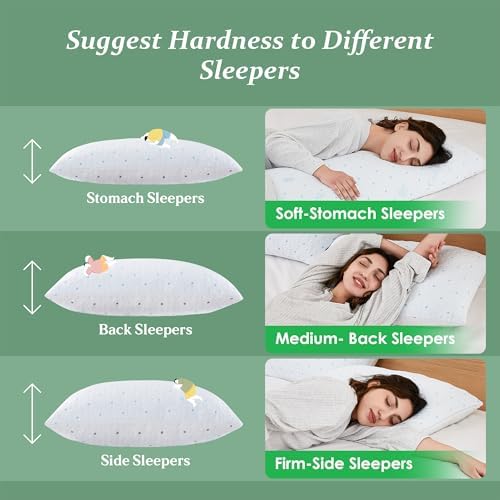 Cooling Body Pillow with Adjustable Memory Foam and Washable Cover