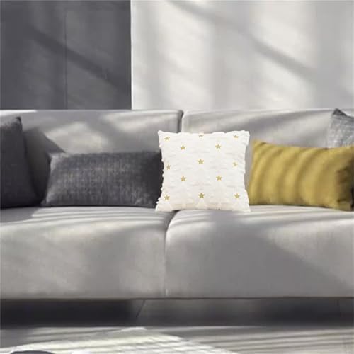 Cute Star Embroidery Christmas Tree Pillow Case