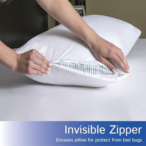 Four Seasons Essentials Standard Pillow Protectors Set of 2 1