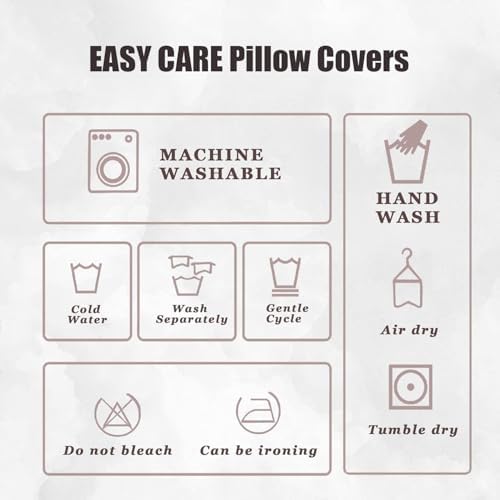 Easter Pillowcase Set of 2 - Cozy Microfiber Bed Covers with Zipper