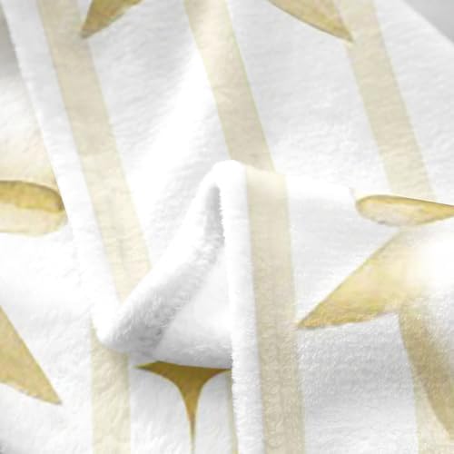 Jejeloiu Yellow Bow Fleece Throw Blanket for Kids 1