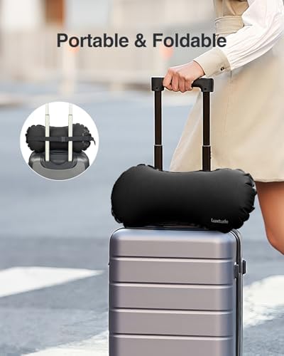Luxtude Inflatable Lumbar Pillow for Travel and Office Use