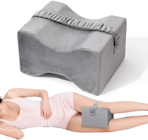 Knee Pillow for Side Sleepers with 4 Uses and Pain Relief