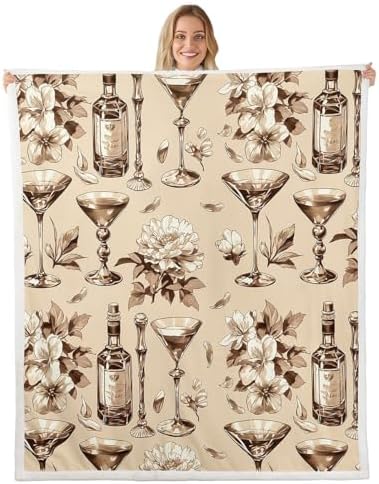 Feelyou Kids Western Wine Fleece Throw Blanket - Baby 30x40 Inch
