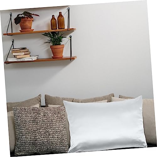 KICHOUSE 2pcs Silk Pillowcase Set Breathable Cover