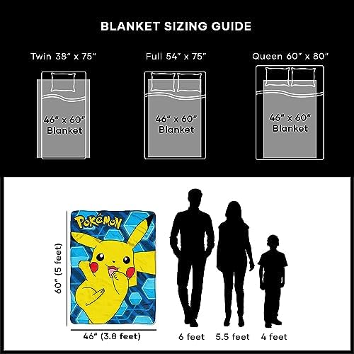 Glitch Pikachu Micro Raschel Throw Blanket 46x60