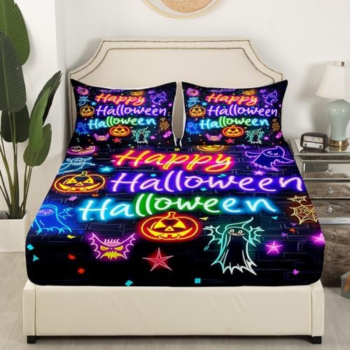 Castle Fairy Happy Halloween Sheet Set Twin Size
