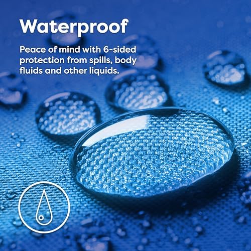 HOSPITOLOGY Pillow Encasement - Waterproof Hypoallergenic Set of 2