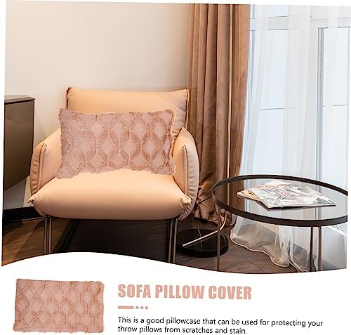 PRETYZOOM Plush Throw Pillowcase 18x18 Inches