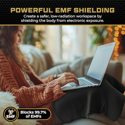 Gardava Faraday Blanket - 18x18 Black EMF Shielding