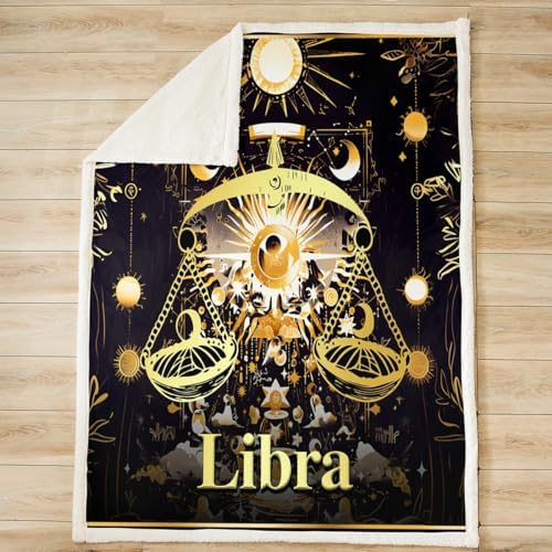 Feelyou Kids Twelve Constellations Fleece Throw Blanket