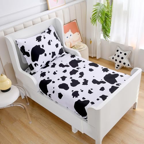 KWLOVER Cow Printed Full Sheet Set with Pillowcases