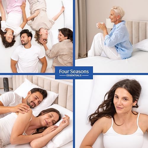 Four Seasons Essentials Standard Pillow Protectors Set of 2 1