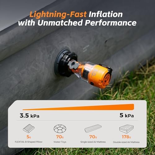 FLEXTAILGEAR Max Pump 3 Air Pump with Camping Light