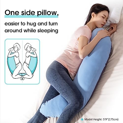 BYRIVER 39 C Shaped Body Pillow for Side Sleepers