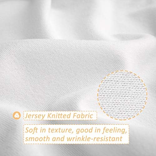 Mrs Awesome Stretch Jersey Box Spring Cover King Size White